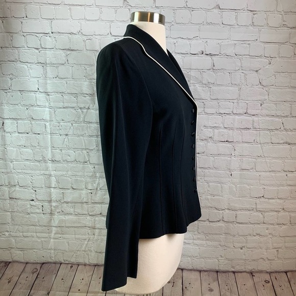 LAFAYETTE 148 Black Suit Jacket Petite 4 - Picture 2 of 8